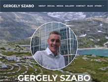 Tablet Screenshot of gergely-szabo.com